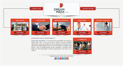 Desktop Screenshot of dreamindiagroup.com